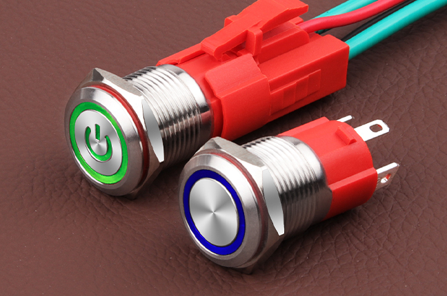 High Current Metal Pushbutton Switches