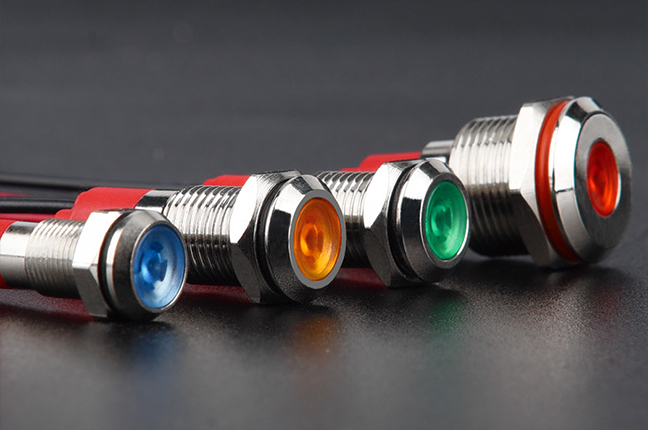Metal Indicator Lights 