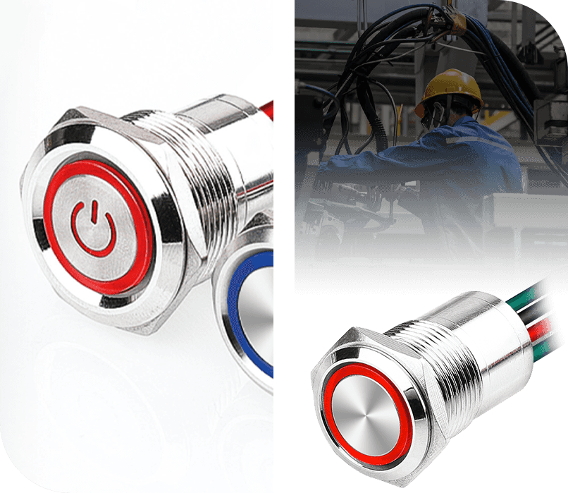 Waterproof Metal Pushbutton Switches 