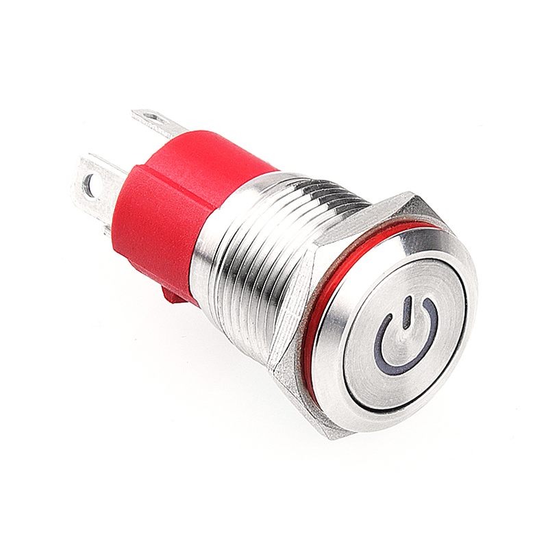 16mm High Current 15A Metal Push Button Switch