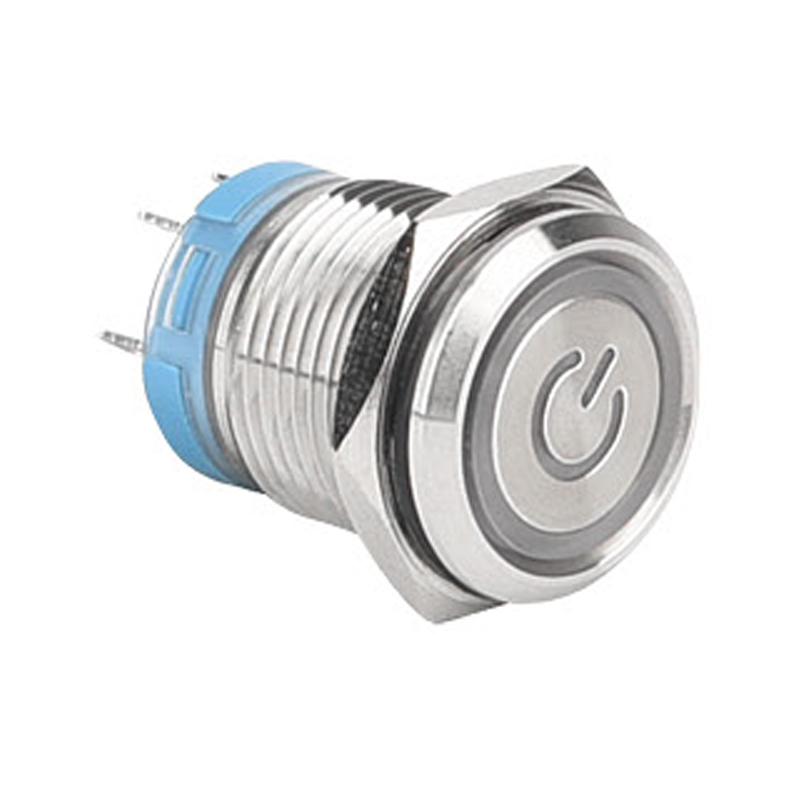 16mm LED Stainless Steel Economical Metal Pushbutton Switch 16mm LED Stainless Steel Economical Metal Pushbutton Switch