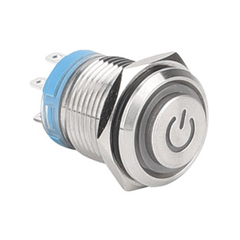 16mm LED Stainless Steel Economical Metal Pushbutton Switch