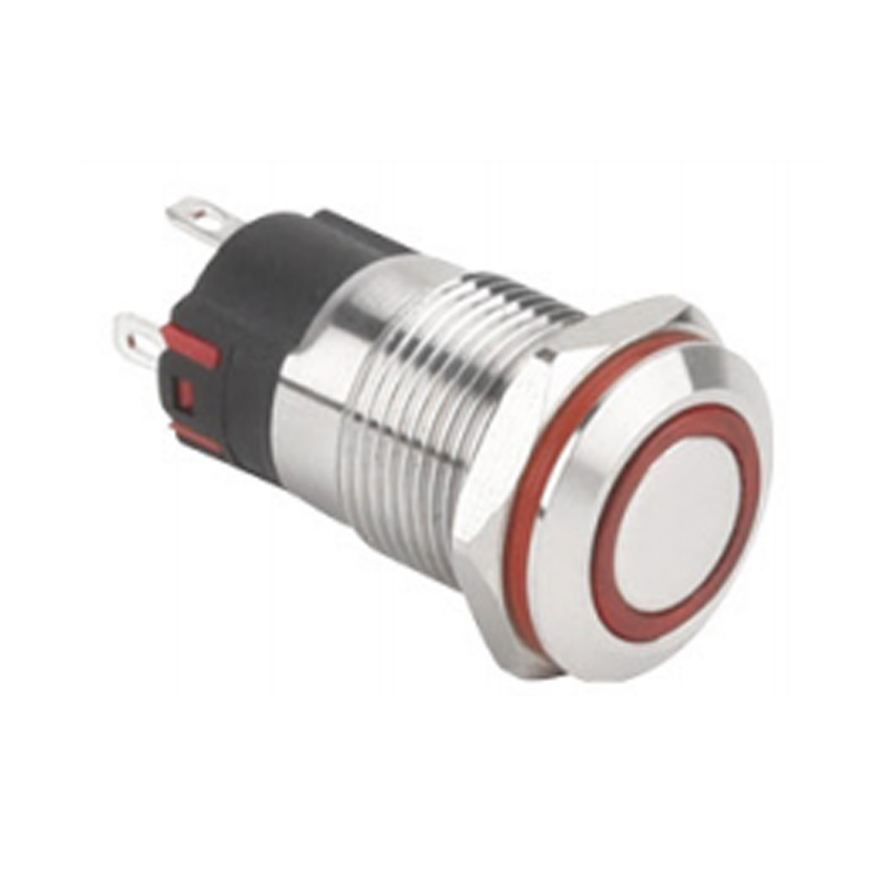 12mm IP67 Metal Push Button for 220V/250V Control