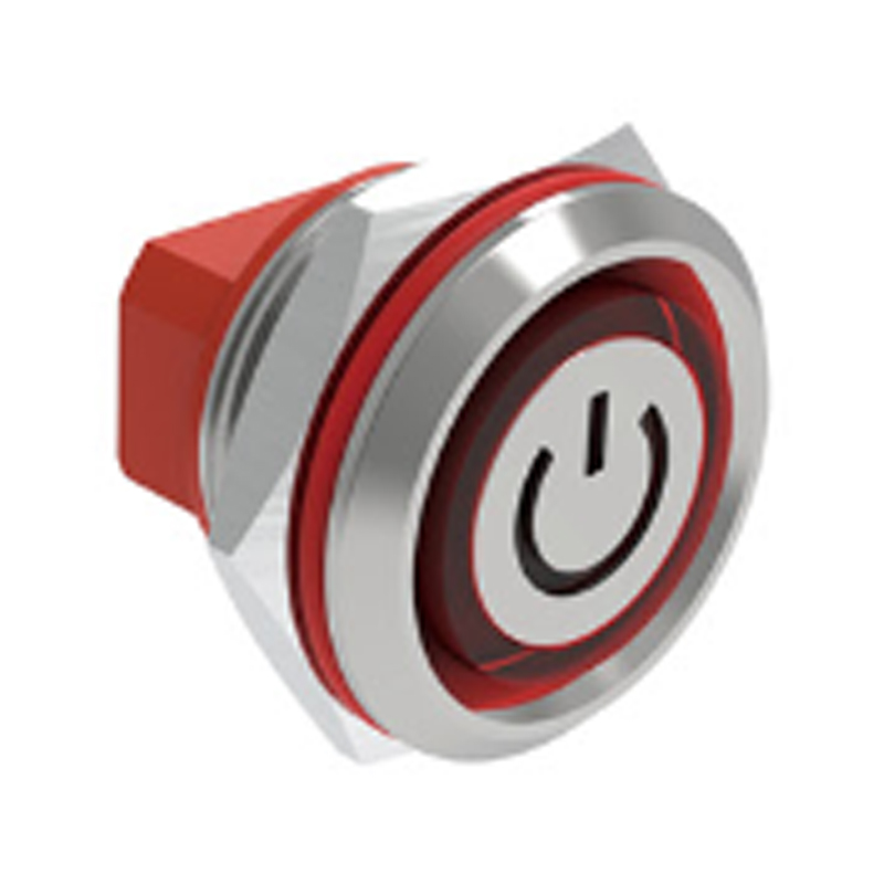 16mm Waterproof Short-travel Metal Button Switch