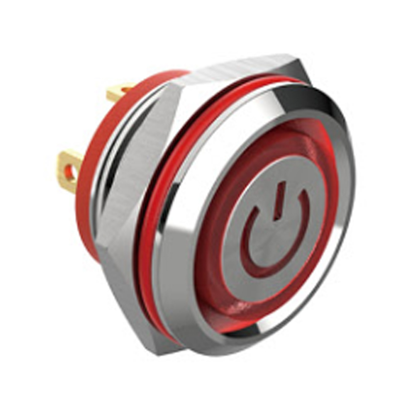 12mm Short Stroke Waterproof Momentary Metal Button Switch 12mm Short Stroke Waterproof Momentary Metal Button Switch