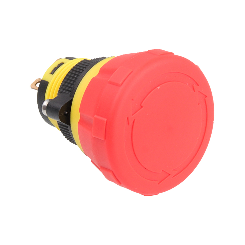 16mm Waterproof Self Locking Emergency Stop Push Switch
