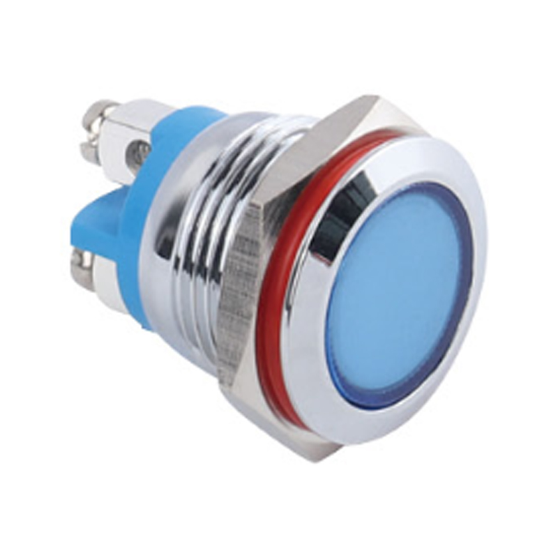 16mm Screw Foot Plane Metal Indicator Light