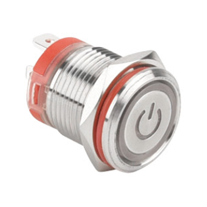 16mm Flat Head Big Current Push Button Switch