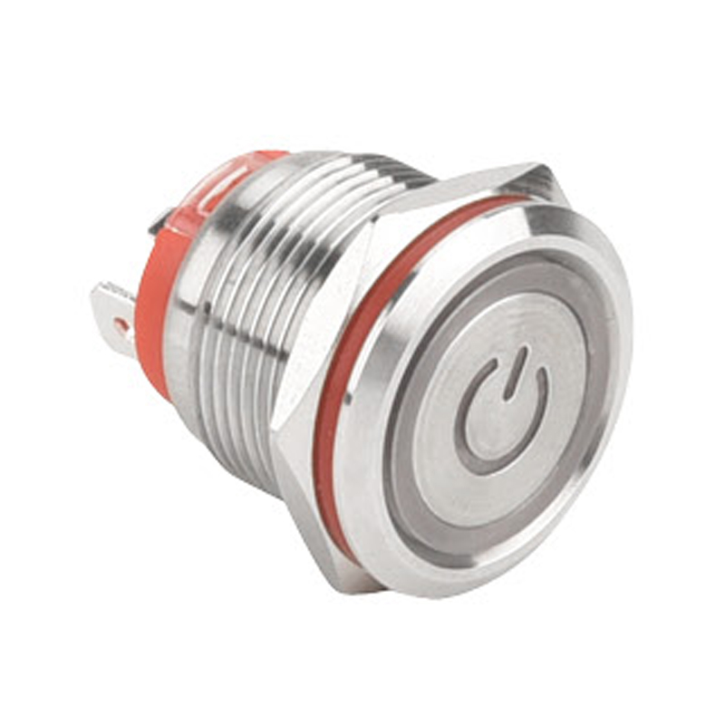 19mm High Current Luminous LED Metal Button Switch