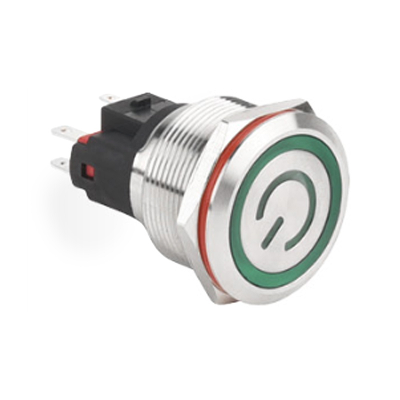 25mm Waterproof IP67 Stainless Steel Metal Pushbutton Switch