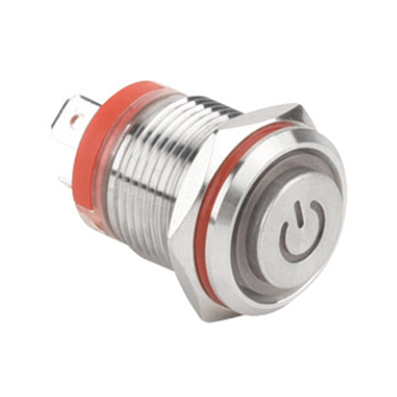 16mm Flat Head Big Current Push Button Switch