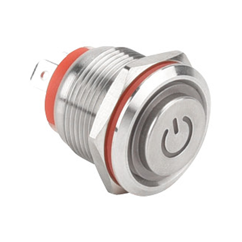 19mm High Current Luminous LED Metal Button Switch