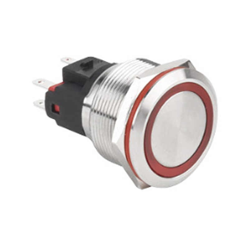 25mm Waterproof IP67 Stainless Steel Metal Pushbutton Switch