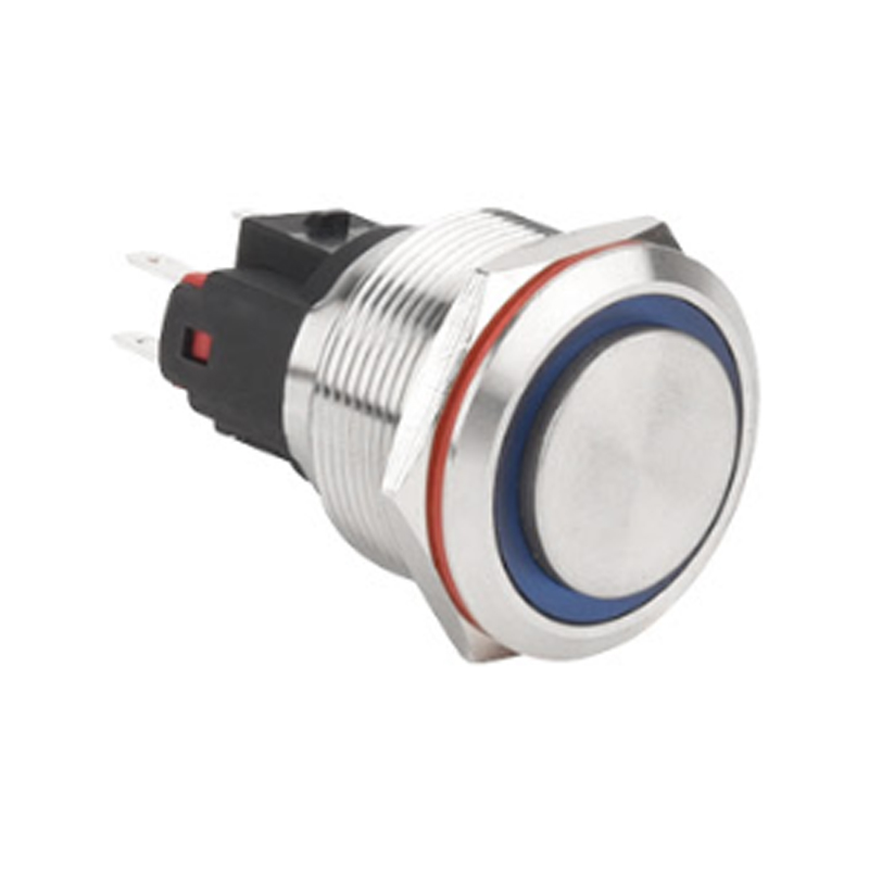 25mm Waterproof IP67 Stainless Steel Metal Pushbutton Switch