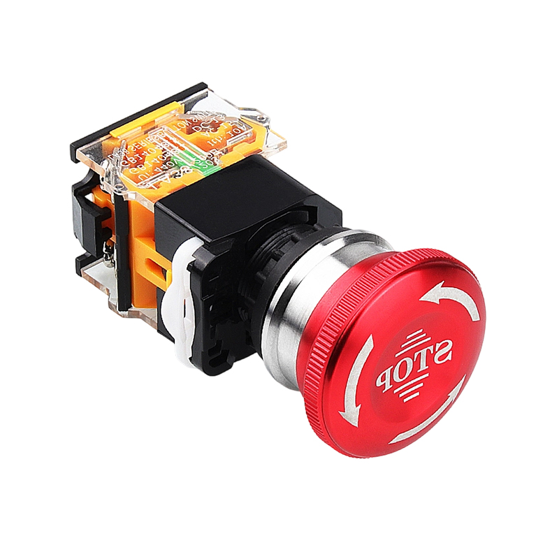 8A High Current 1NO1NC/2NO2NC Metal Emergency Stop Switch