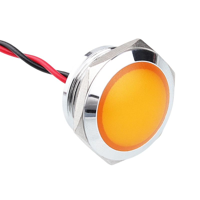 High Brightness LED Metal Spherical Indicator Light