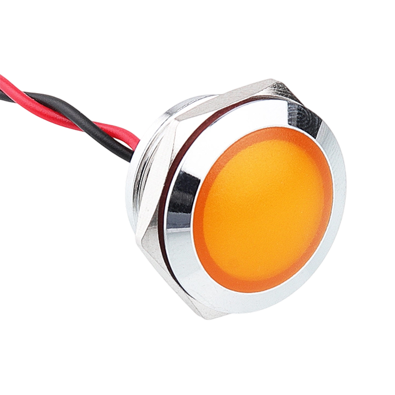 High Brightness LED Metal Spherical Indicator Light