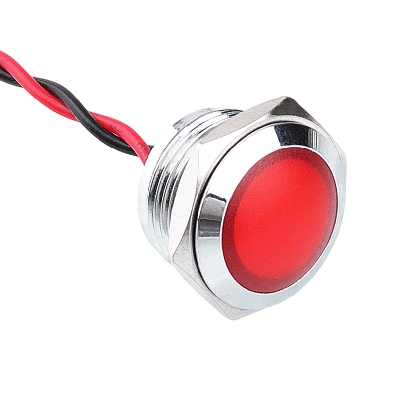 High Brightness LED Metal Spherical Indicator Light
