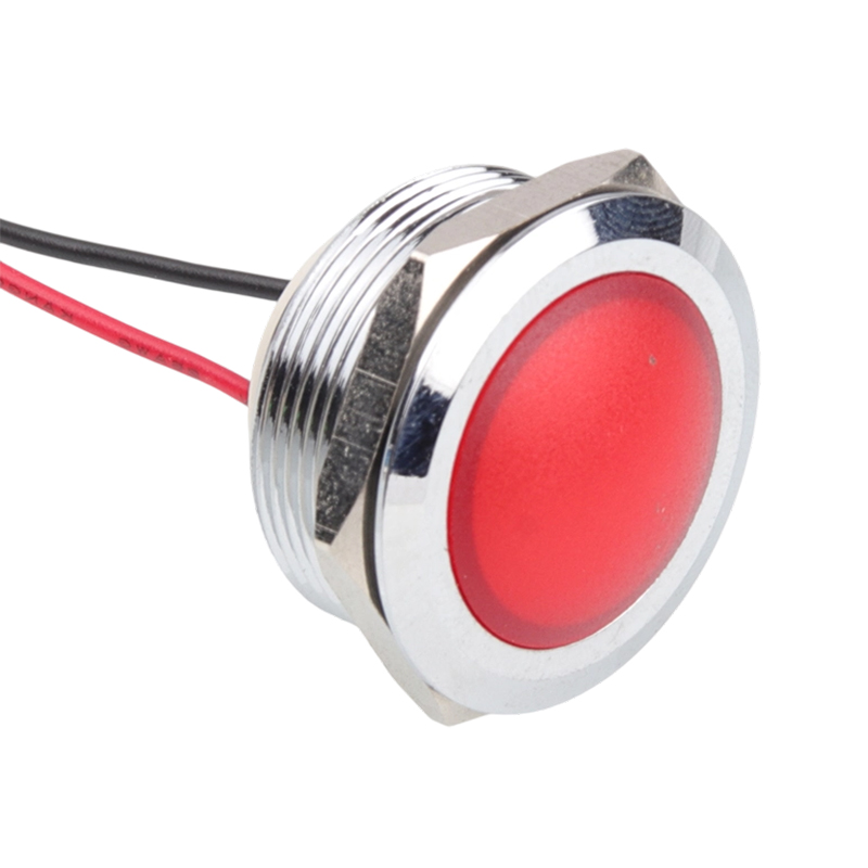 High Brightness LED Metal Spherical Indicator Light
